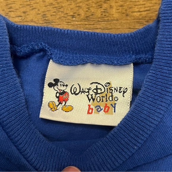 Vintage Walt Disney World Baby Future Mouseketeer Mickey Mouse Onesie - Picture 4 of 7
